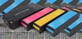 Set de cartuchos de tinta OPS CMYK para HP PageWide