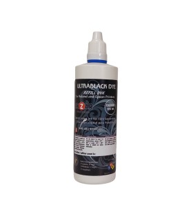 Bottle 125ml Ultrablack Ink for screen printing inkjet film