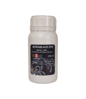 Bottle 250ml Ultrablack Ink for screen printing inkjet film